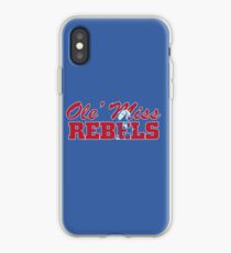 OLE MISS WITH EMBEDDED MASCOT iPhone Case