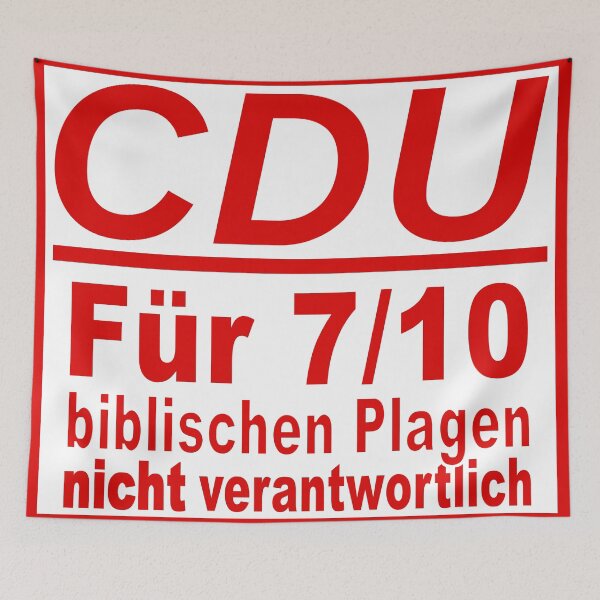Item preview, CDU: Für 7/10 biblischen Plagen nicht verantwortlich designed and sold by Dator.