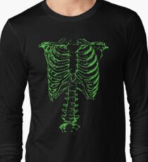 Green Ribcage Long Sleeve T-Shirt