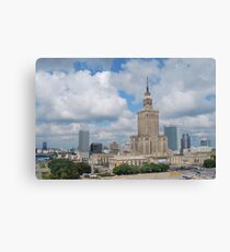 Palace of Culture and Science in Warsaw, Poland Leinwanddruck