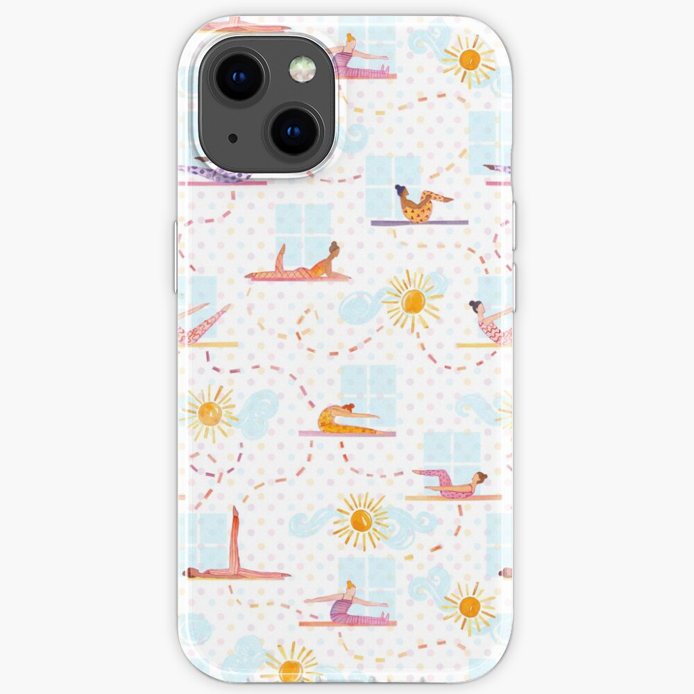 Morning Pilates - Watercolor iPhone Case