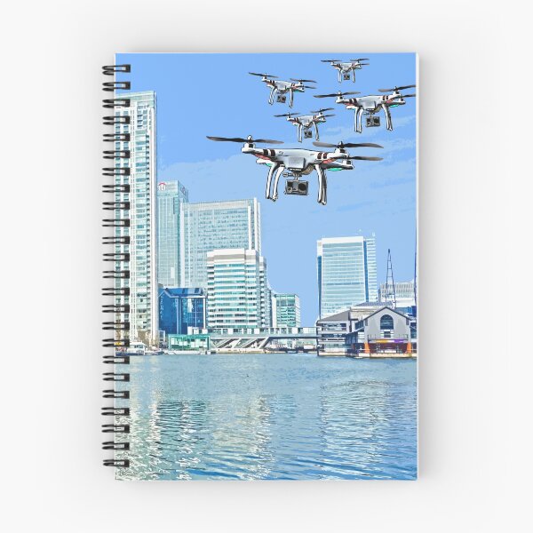 Item preview, Drone swarm over the Docklands! designed and sold by TimConstable.