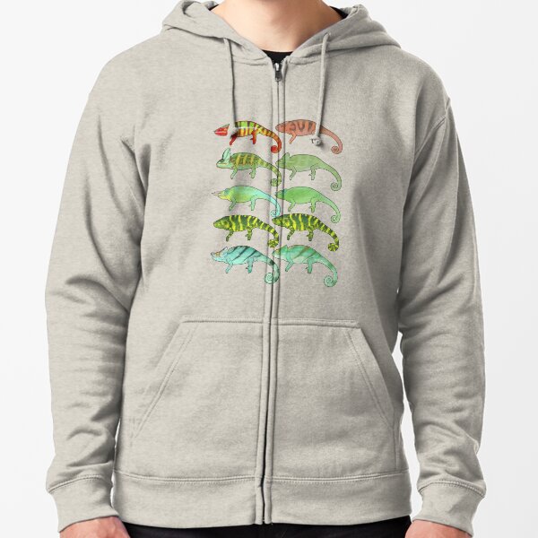 Collection of Chameleons Release 1 Zipped Hoodie
