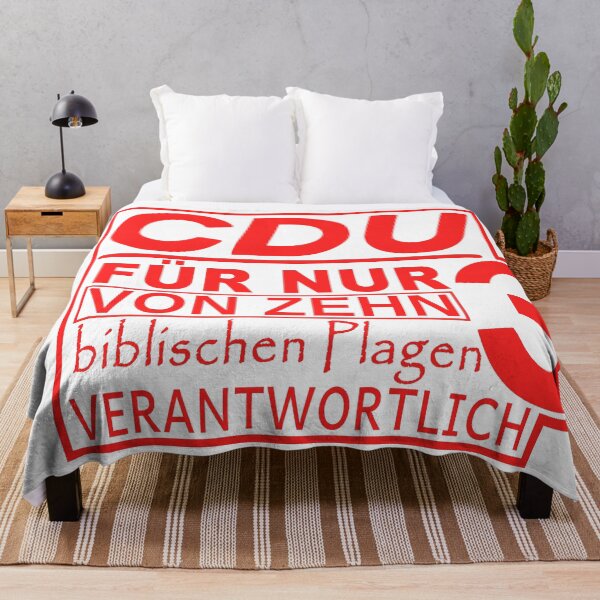 Item preview, CDU: Für nur drei von zehn biblischen Plagen verantwortlich designed and sold by Dator.