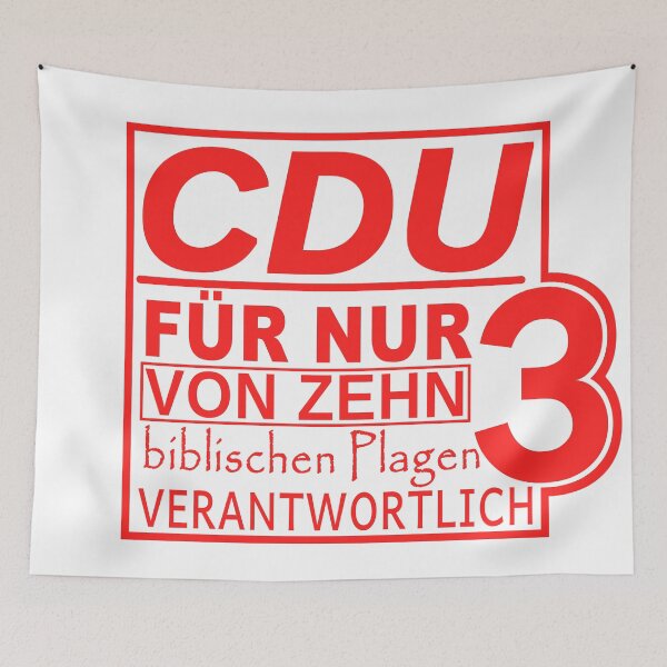 Item preview, CDU: Für nur drei von zehn biblischen Plagen verantwortlich designed and sold by Dator.
