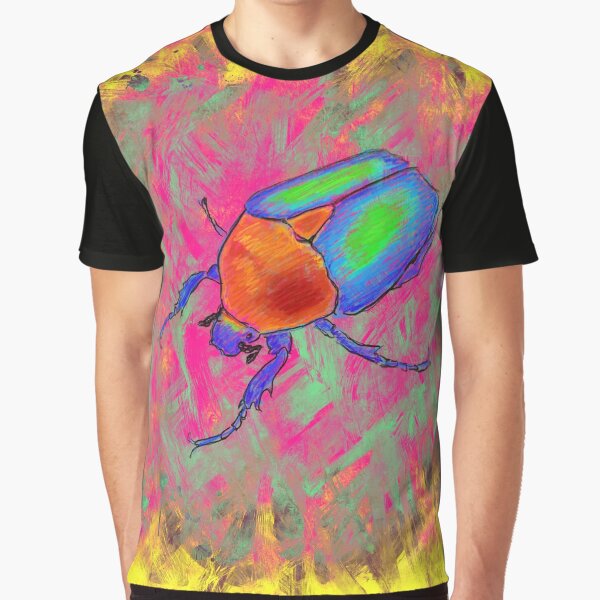 Protaetia cuprea ignicollis - Flower Beetle Graphic T-Shirt