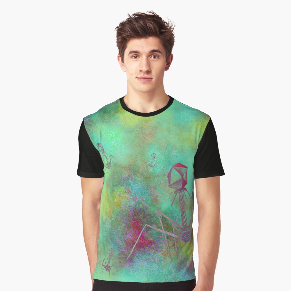 Bacteriophage Invasion Graphic T-Shirt