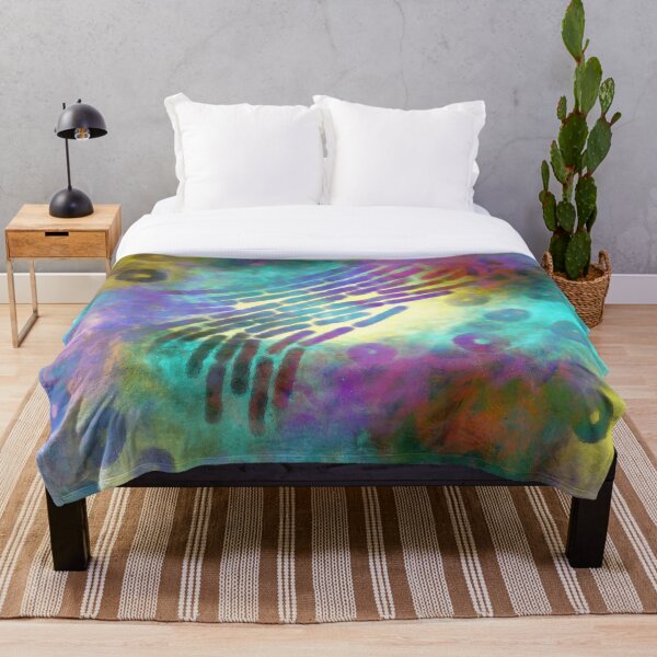 In the beginning there were microbes Throw Blanket