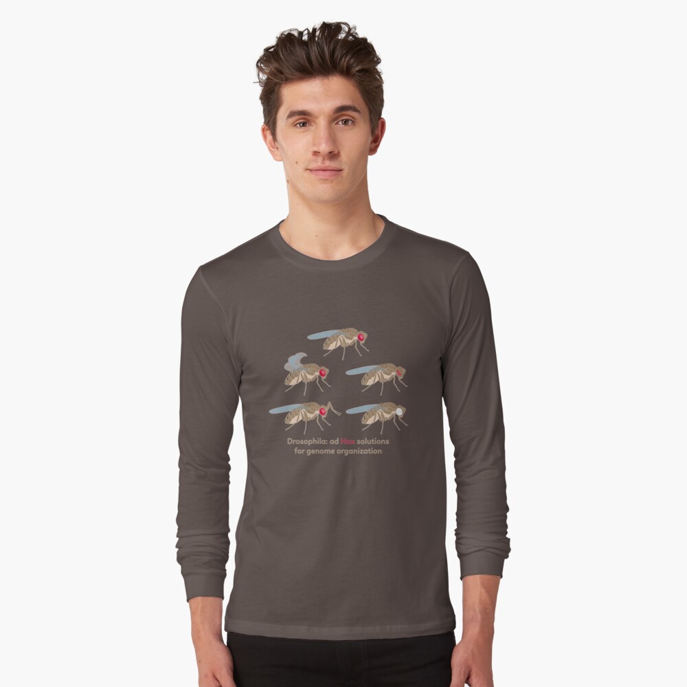 Drosophila Mutations: Ad Hox Solutions for Genome Organization Long Sleeve T-Shirt