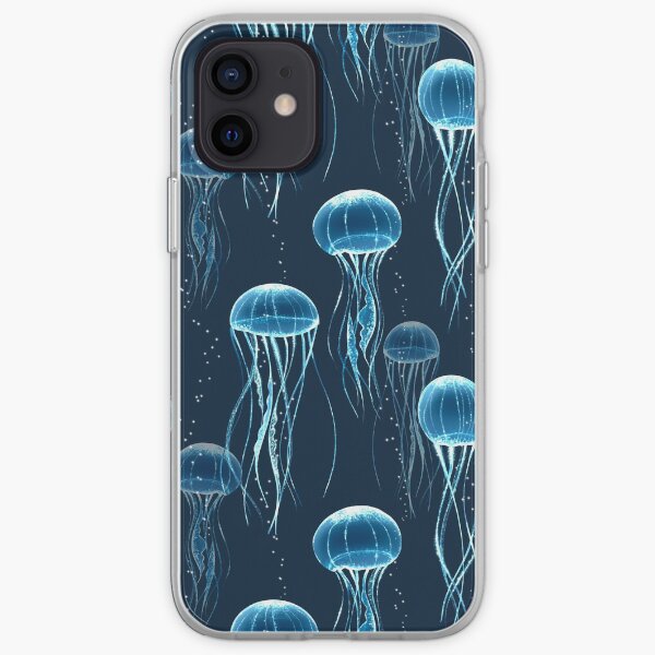 Glowing jellyfish iPhone Soft Case