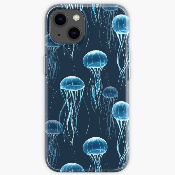Glowing jellyfish iPhone Soft Case