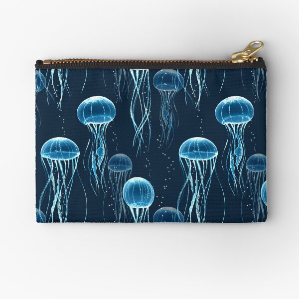 Glowing jellyfish Zipper Pouch