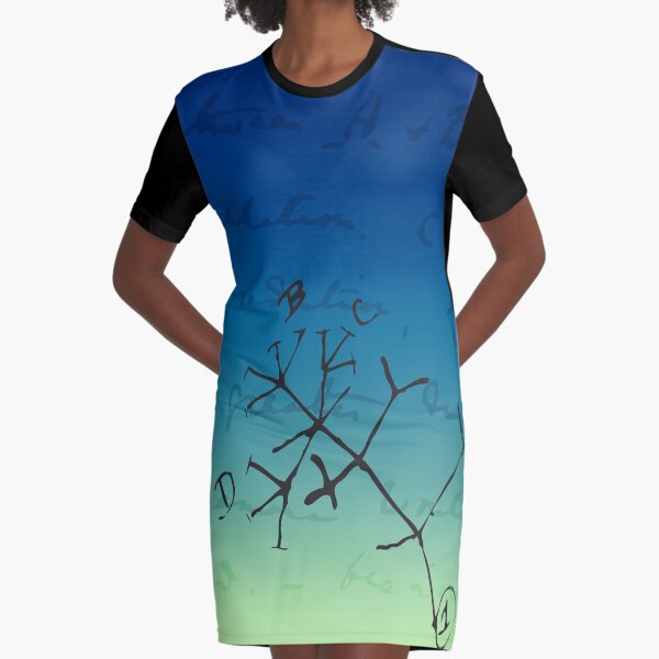 Darwin Thinks Graphic T-Shirt Dress