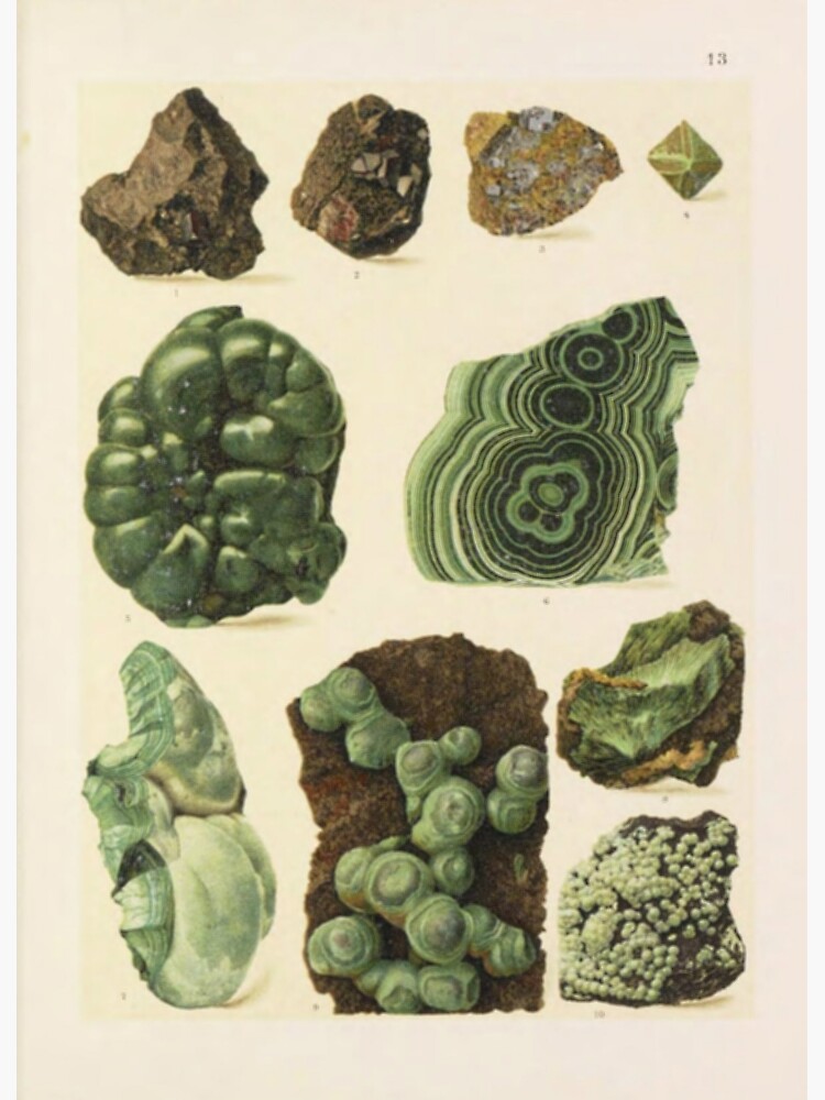Thumbnail 3 of 3, Photographic Print, Natural Malachite designed and sold by bluespecsstudio.