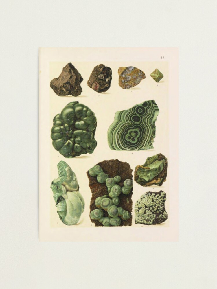 Thumbnail 2 of 3, Photographic Print, Natural Malachite designed and sold by bluespecsstudio.