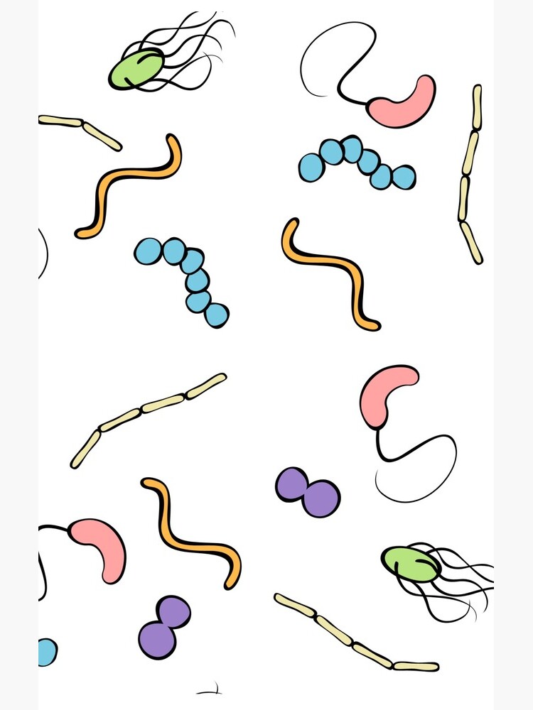 Pastel Rainbow Bacteria by thevexedmuddler