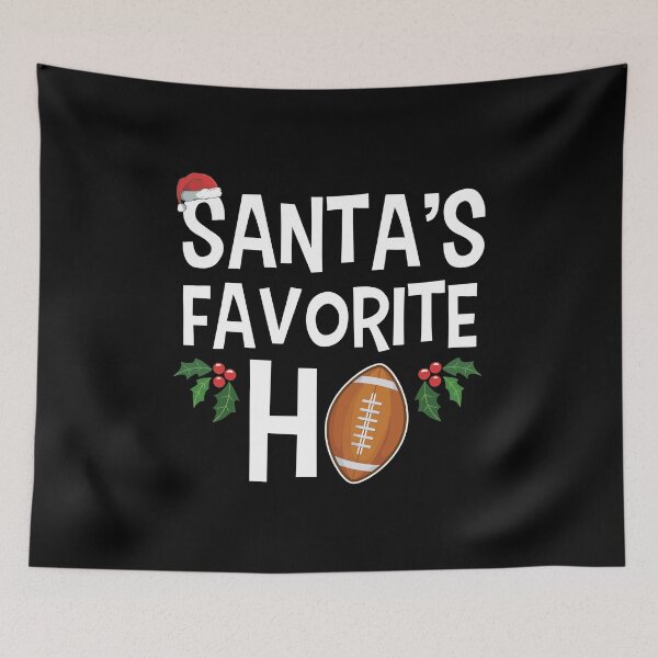 Item preview, American Football Santa's HO Christmas Xmas Gift designed and sold by haselshirt.