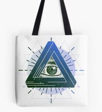 Alles sehende Auge Tote Bag