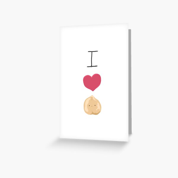 Item preview,  I <3 chickpeas designed and sold by Vanesa Duque.