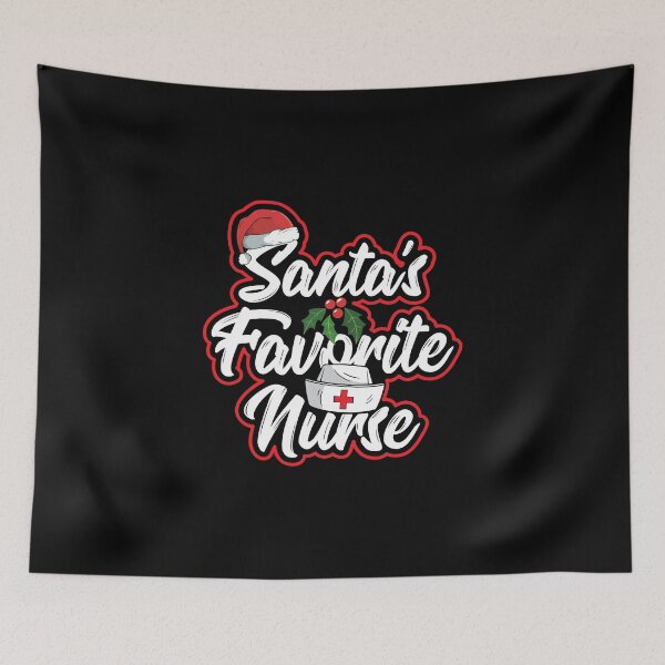 Item preview, Christmas Tree Xmas Nurse Santa's Favorite Holiday Gift designed and sold by haselshirt.