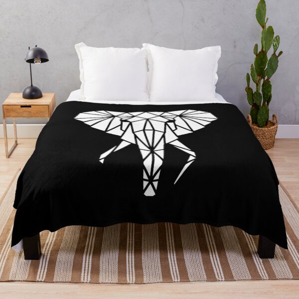 Item preview, Geometric elephant of white planes designed and sold by BiZepsM0.