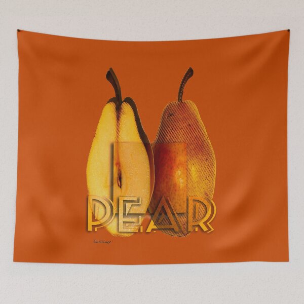 Item preview, Pear (two halves) designed and sold by Jorge Santiago Jiménez.