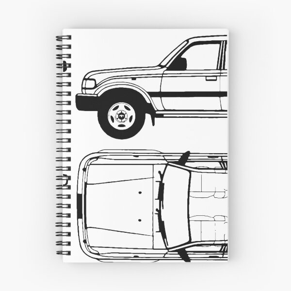 Item preview, FJ80 Land Cruiser Dimension Blueprint  designed and sold by ChaseBig.