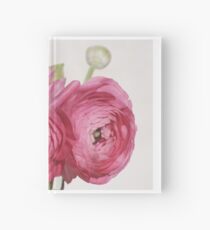 Pink Ranunculus Hardcover Journal