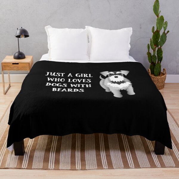 Item preview, Schnauzers Girl Who Loves Dogs with Beards designed and sold by AntiqueImages.
