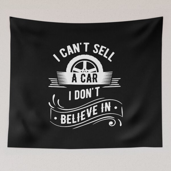 Item preview, Salesman Shirt I Can't Sell A Car I Don't Believe In Gift Tee designed and sold by haselshirt.