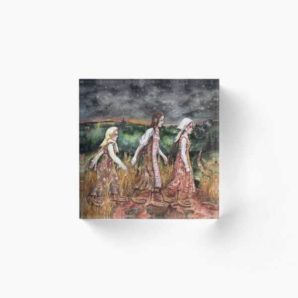 They came from the other side of the forest Acrylic Block