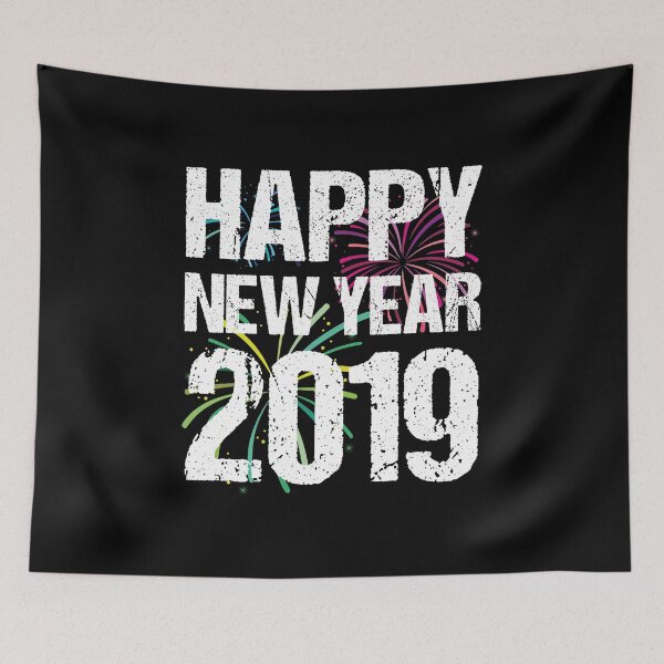 Item preview, Happy New Year 2019 Fireworks New Year's Eve Gift designed and sold by haselshirt.