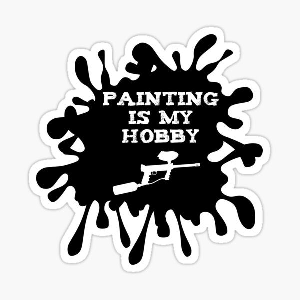 Vista previa del artículo con la obra «Paintball Player Painting es mi regalo de Airsoft Hobby», diseñado y vendido por haselshirt.