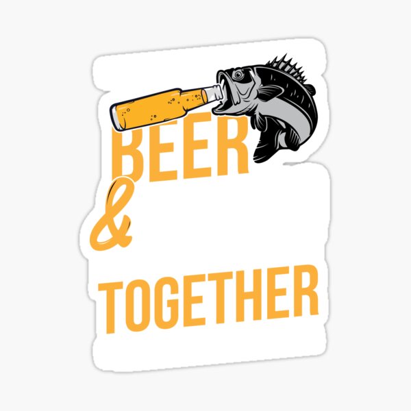 Beer And Fish Stickers for Sale, Free US Shipping