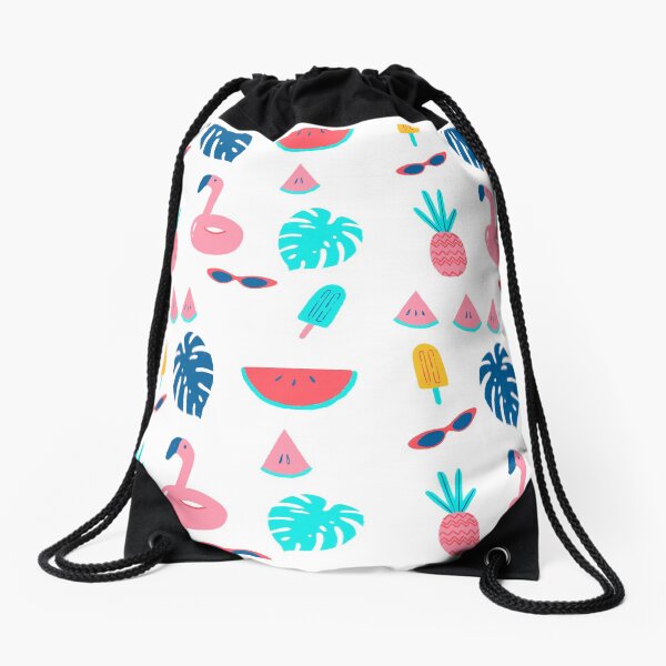 Pool VIP Party Drawstring Bag