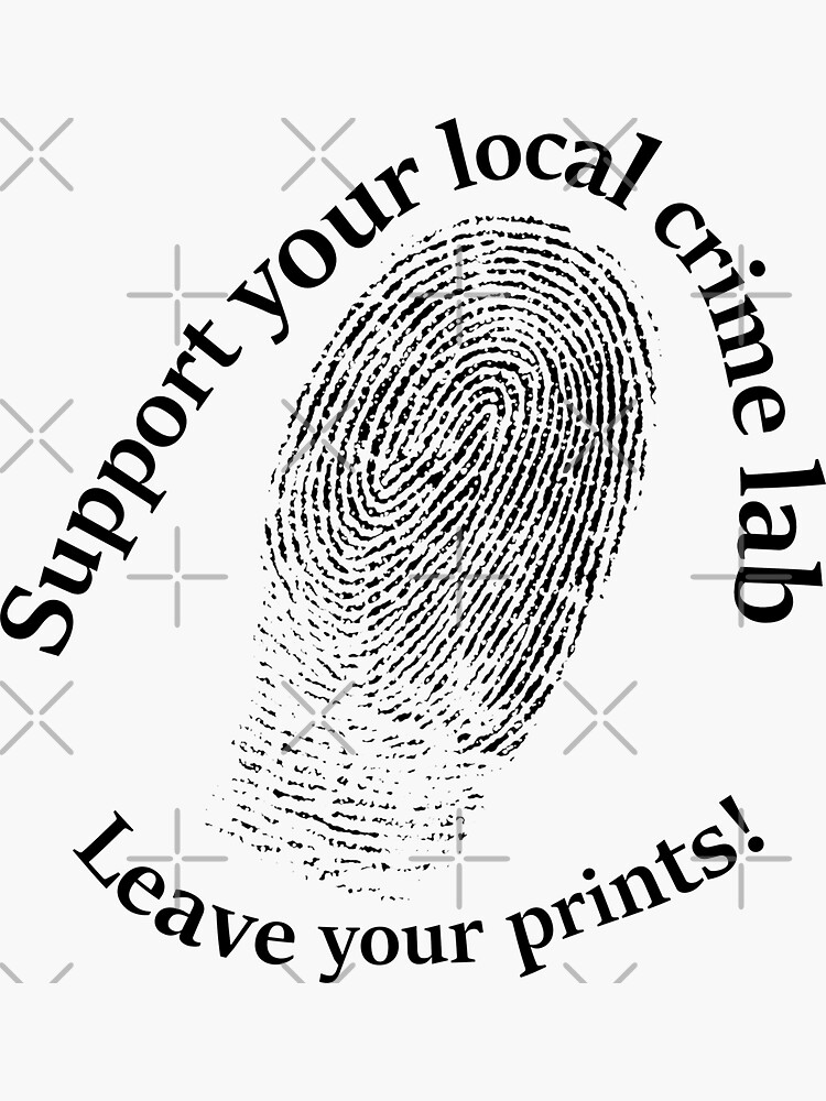 Thumbnail 3 of 3, Sticker, Leave Your Prints designed and sold by estev.