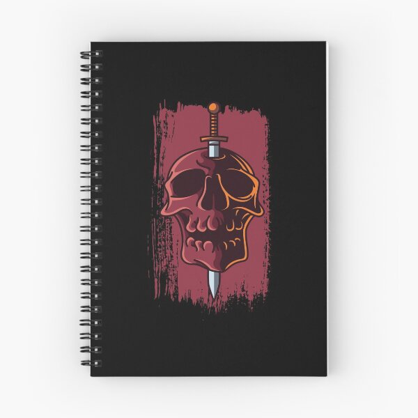 Item preview, Skull with dagger designed and sold by tonstan.