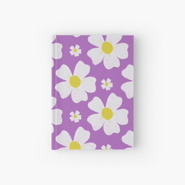 Large and Small Daisies Hardcover Journal