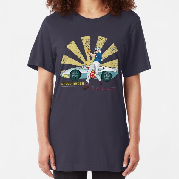 Speed Racer Retro Japanese Slim Fit T-Shirt