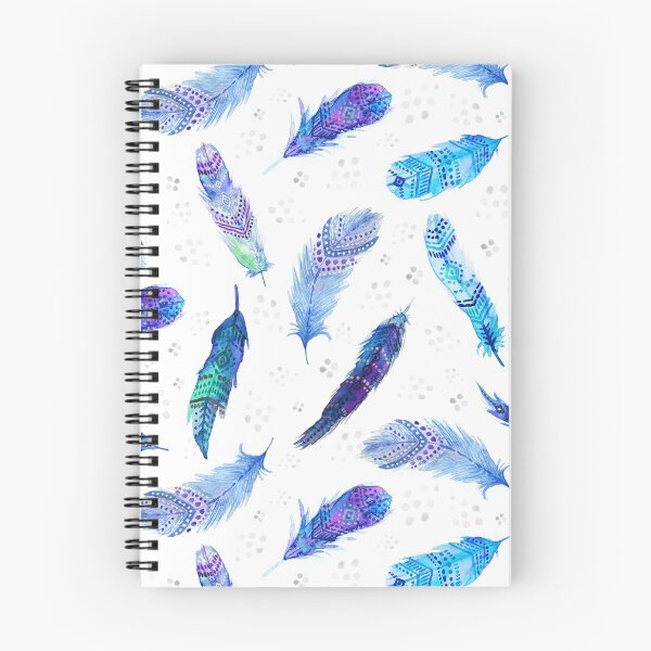 Item preview, Blue Watercolor Feathers designed and sold by oppositedge.