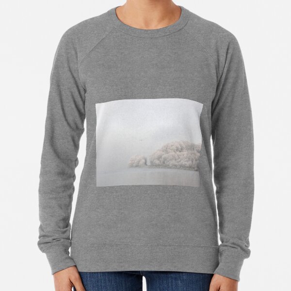 Frosty River View - Waterside Derry Ireland Lightweight Sweatshirt
