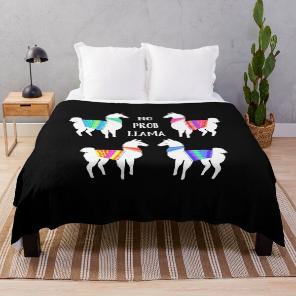 Item preview, No Prob Llama Four Alpacas designed and sold by AntiqueImages.