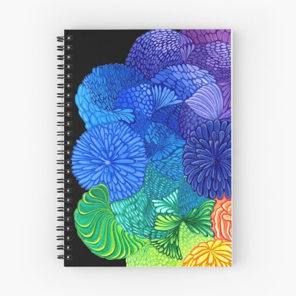 Artikelvorschau, Bunter Blumenregenbogen kopiert Mandala entworfen und verkauft von Sunfreestar.