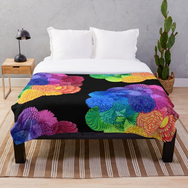 Item preview, Colorful Floral Rainbow Patterns Mandala designed and sold by Sunfreestar.