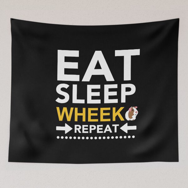 Item preview, Eat Sleep Wheek Repeat - Guinea Pig Lovers Wheek Gift designed and sold by JukeLox.