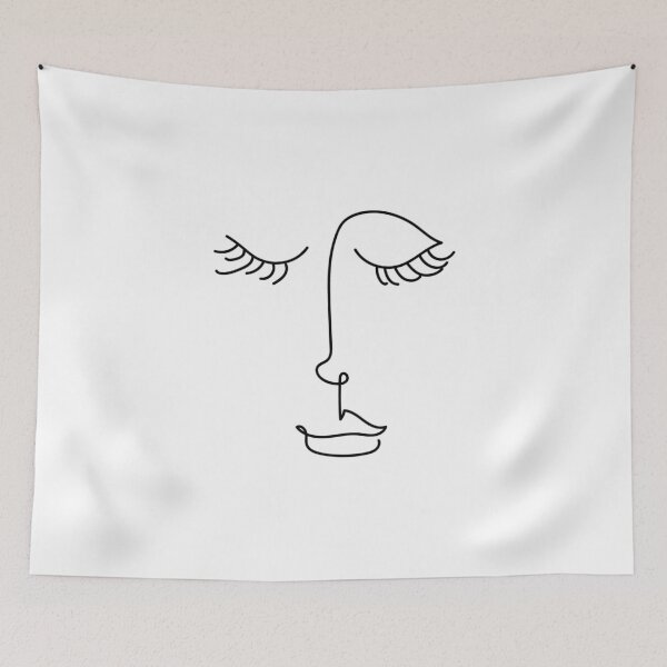 Item preview, Minimalist Art | One Line Face designed and sold by hannah vail (@acharmingnotion).