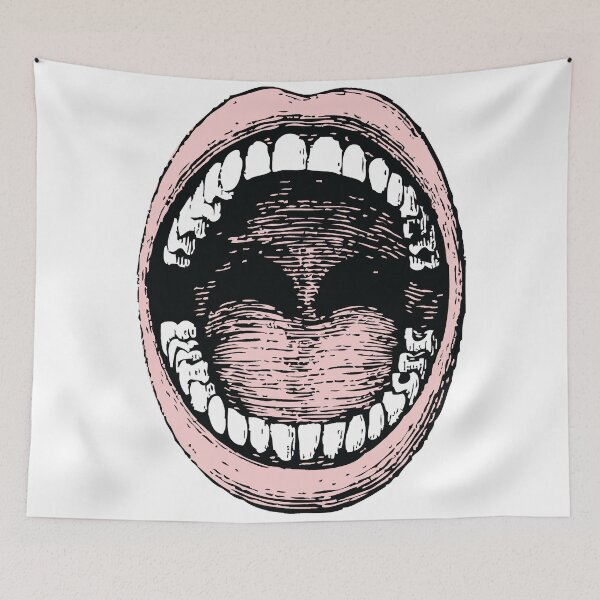 Item preview, OPEN MOUTH Vintage Art designed and sold by Bruce ALMIGHTY Baker.