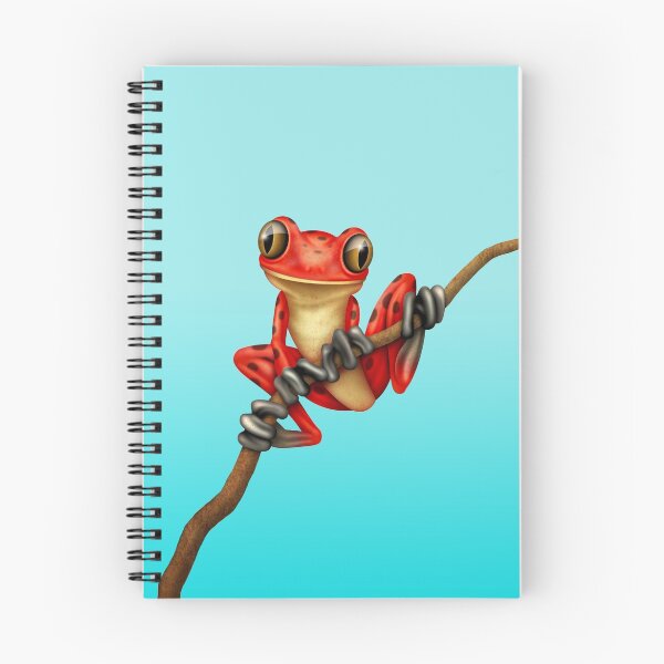 Item preview, Cute Red Tree Frog on a Branch designed and sold by JeffBartels.
