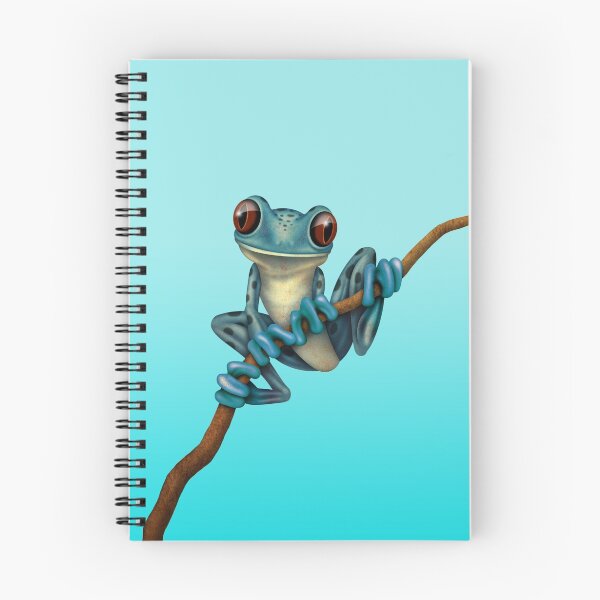 Item preview, Cute Blue Tree Frog on a Branch designed and sold by JeffBartels.
