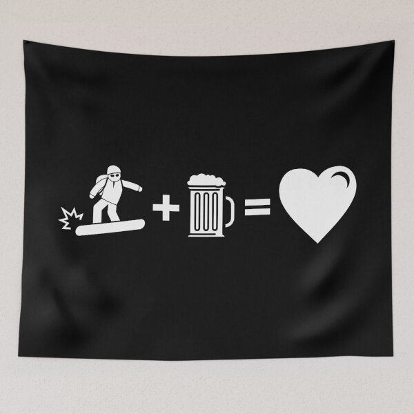 Item preview, Snowboarding Mug of Beer Is Love Athlete Gift Idea designed and sold by haselshirt.